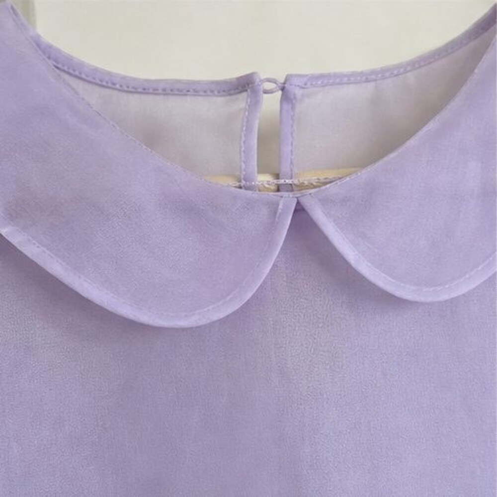 Camel Ruffle Blouse - Picture 4 of 6